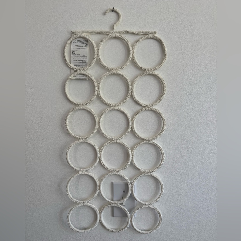 IKEA Beige Scarf Organizer for Closet